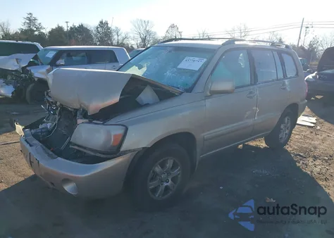 2005 Toyota Highlander V6 из США, поврежденный, VIN JTEDP21A550048838
